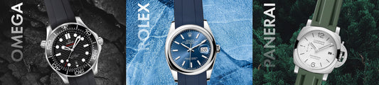 Zolo FKM Rubber Strap on Rolex Submariner – Luxury Watch Strap