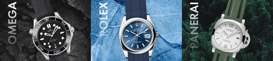 Zolo FKM Rubber Strap on Rolex Submariner – Luxury Watch Strap